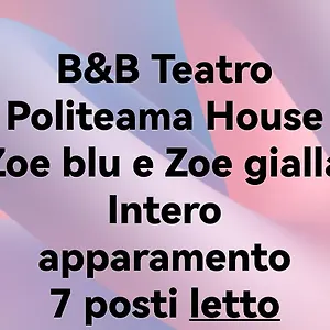 Appartamento Teatro Politeama House Zoe Blu E Gialla Intero, Palermo